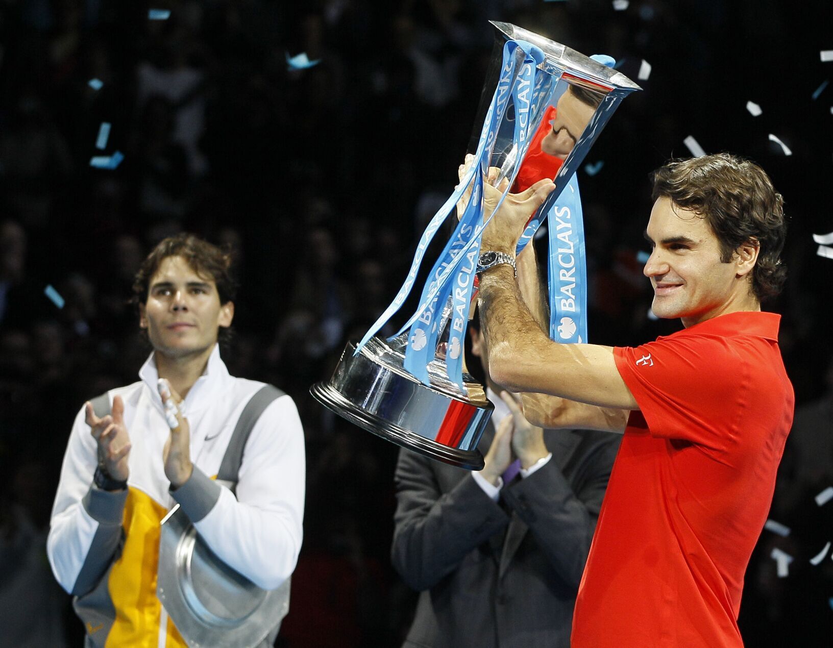 2010: Roger Federer beats Rafael Nadal for fifth season-ending title